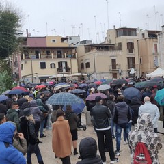 Il giorno dei funerali di Claudio Lasala