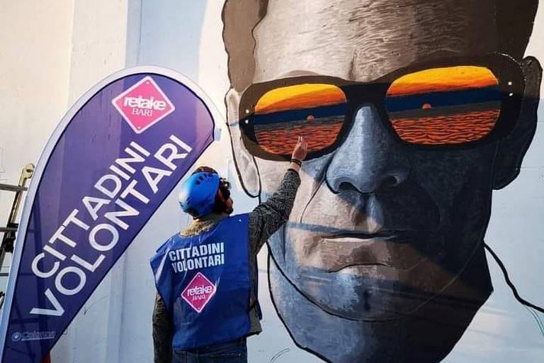 Murale dedicato a Pasolini