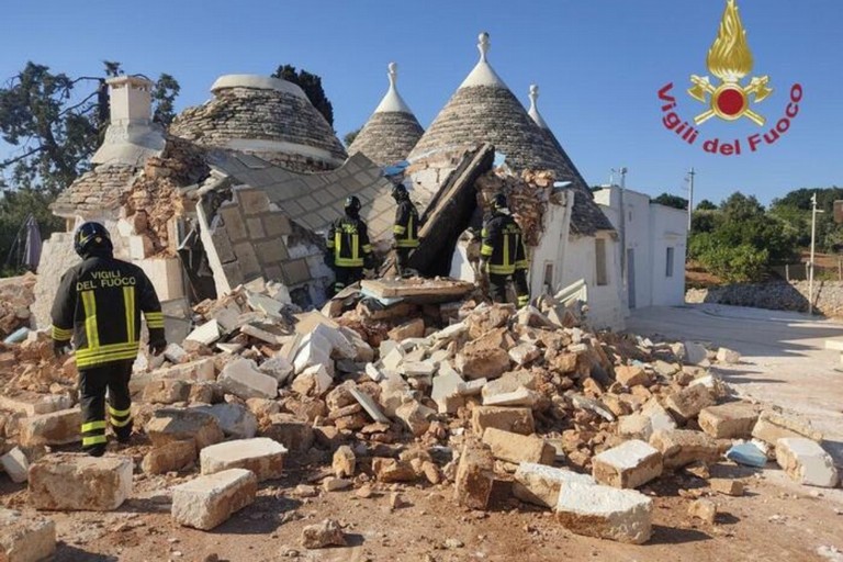 Esplosione trullo