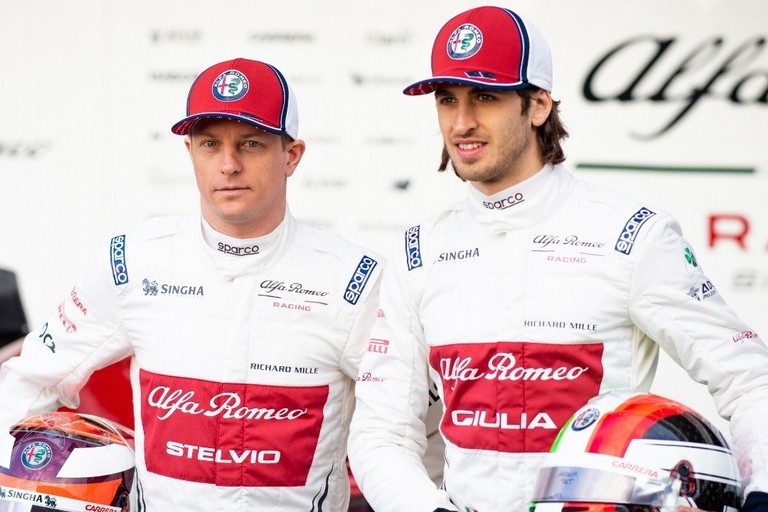 Antonio Giovinazzi con Kimi Raikkonen. <span>Foto Shutterstock</span>