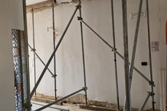 Crollo della palazzina Bari, iniziato puntellamento allo stabile di via Pinto 16