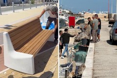 Santo Spirito, al via l’installazione delle nuove panchine sul waterfront