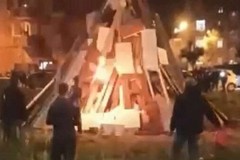 Falò non autorizzato esplode a Taranto: 8 feriti