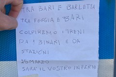 Allarme bomba a Trani, caos treni tra Barletta e Bari