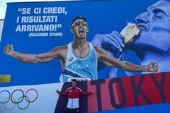 Palo del Colle omaggia Massimo Stano con un murales gigante
