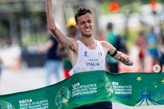 Francesco Fortunato, l'orgoglio di Andria è d'oro: trionfo storico ai Mondiali di marcia in Brasile