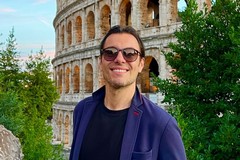 Un’opera del cerignolano Giuseppe Amorese come scenografia all'evento Premio Margutta di Roma
