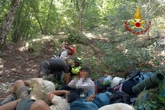 Paura sui Monti Lattari per 19 scout di Barletta: salvati dai Vigili del Fuoco