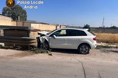 Incidente stradale in viale Togliatti ad Andria: ferito il conducente