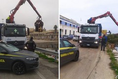 Liberata area occupata abusivamente nel porto di Bari: smaltite 19 tonnellate di rifiuti