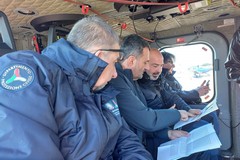 Il presidente della Regione Puglia sorvola le zone colpite dal maltempo