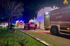 Incendio in un casolare di campagna a Noci