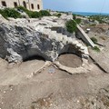 A Vieste scavi per lavori pubblici fanno emergere antiche mura della città