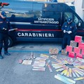 Taranto, sequestrati 66 kg di botti. Arrestato un 42enne