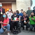 Festa per il campione paralimpico Luca Mazzone al ritorno in Puglia