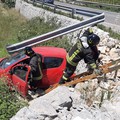 Scontro tra due auto sulla Putignano-Turi, una donna finisce nel fossato