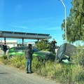 Incidente sulla Trani-Corato, due auto finiscono fuori strada