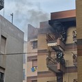 Barletta, incendio in via Rizzitelli: nessuno in pericolo di vita