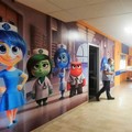 Pareti colorate coi personaggi della Disney: il restyling all'ospedale di Corato