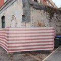 Andria, demolizione rudere di via Trani: le operazioni si concluderanno per fine mese
