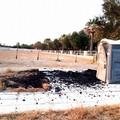 Incendio, furti e danneggiamenti sulla spiaggia di Barletta