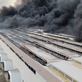 Maxi incendio nella sede di Terminal Puglia a Rutigliano