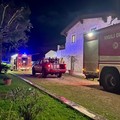 Incendio in un casolare di campagna a Noci