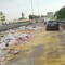 Camion perde carico di pasta sulla statale a Bari