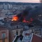 Incendio a Corato, fiamme su un terrazzo in via Sant'Elia