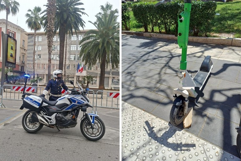 Controlli sui monopattini a Bari