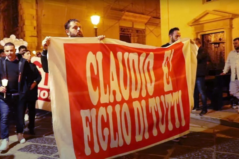 Fiaccolata per Claudio Lasala