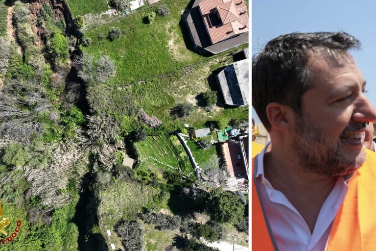 Frana in Molise, al via i primi interventi: oggi il sopralluogo di Salvini