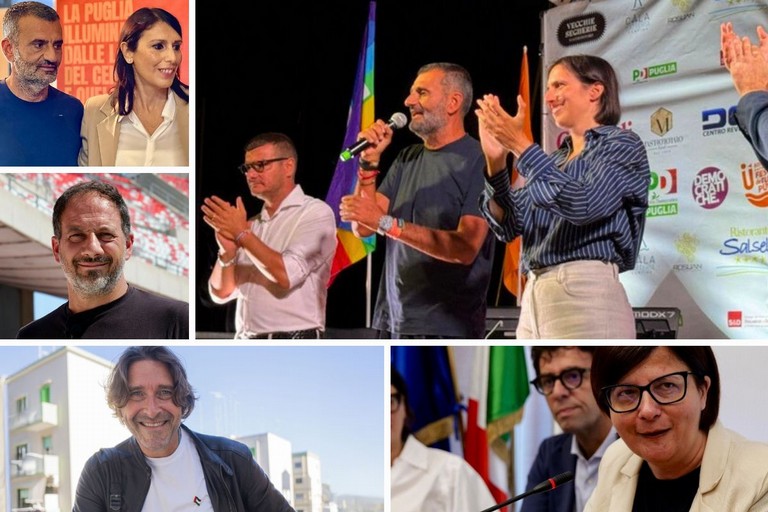 Alcuni volti tra i candidati alle regionali per il centrosinistra