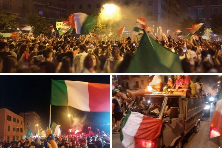 La Puglia è azzurra: scatenati festeggiamenti per l'Italia campione d'Europa