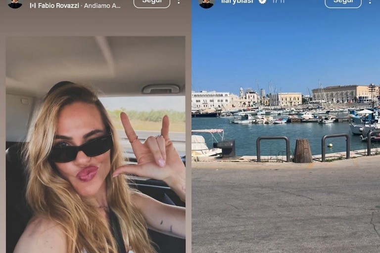 Ilary Blasi a Trani