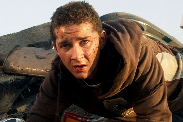 Shia LaBeouf in una scena del film 