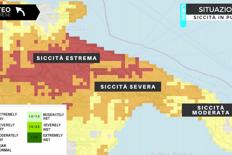 Siccità Puglia