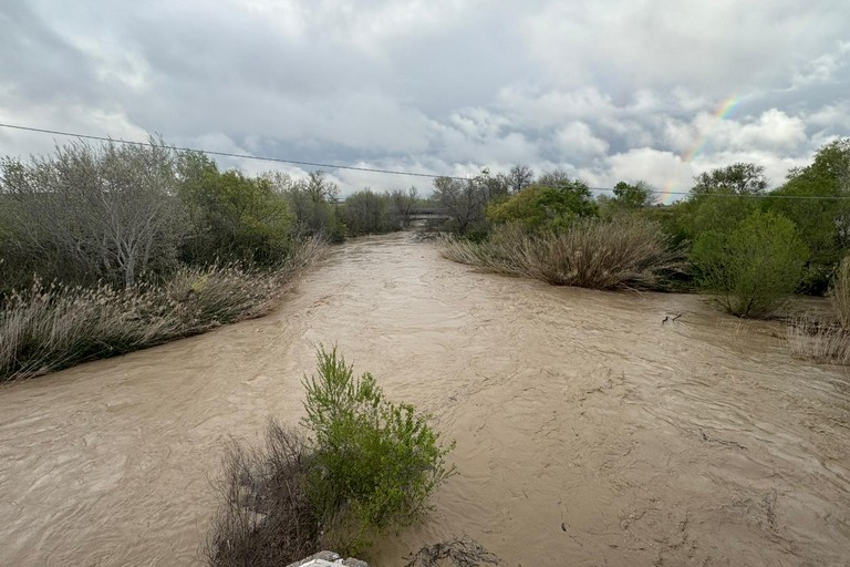 Fiume Ofanto in piena