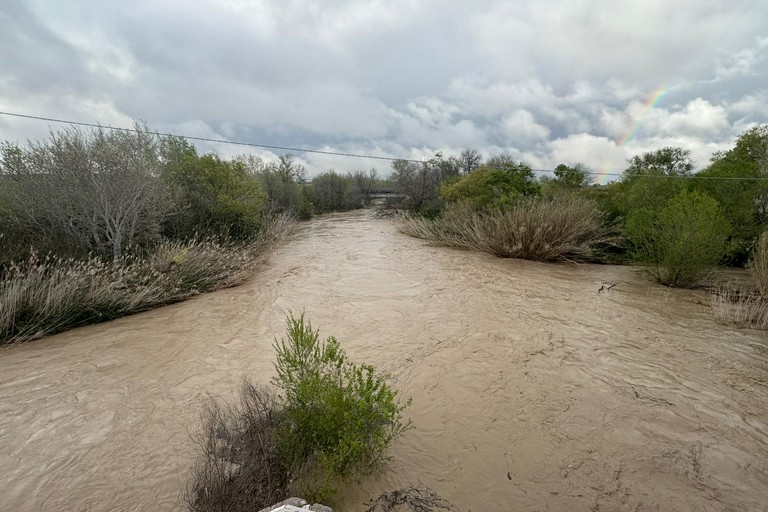 Fiume Ofanto in piena