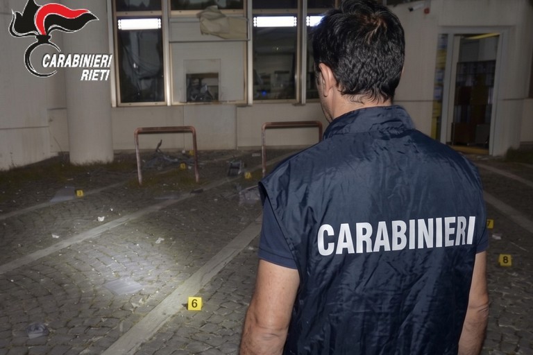 Assalto a un ATM in provincia di Rieti