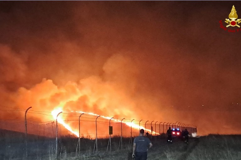 Fiamme sull’Alta Murgia