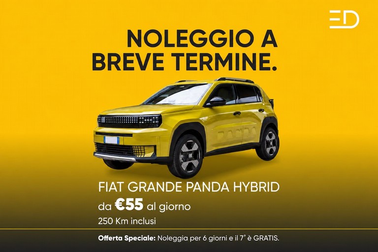 Noleggio a breve termine: libertà di movimento con la nuova Fiat Grande Panda Hybrid